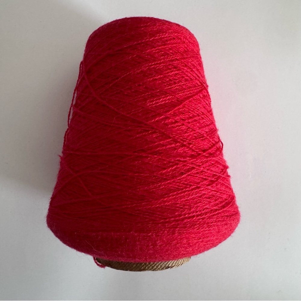 Jagger Spun wool Red Yarn Cone